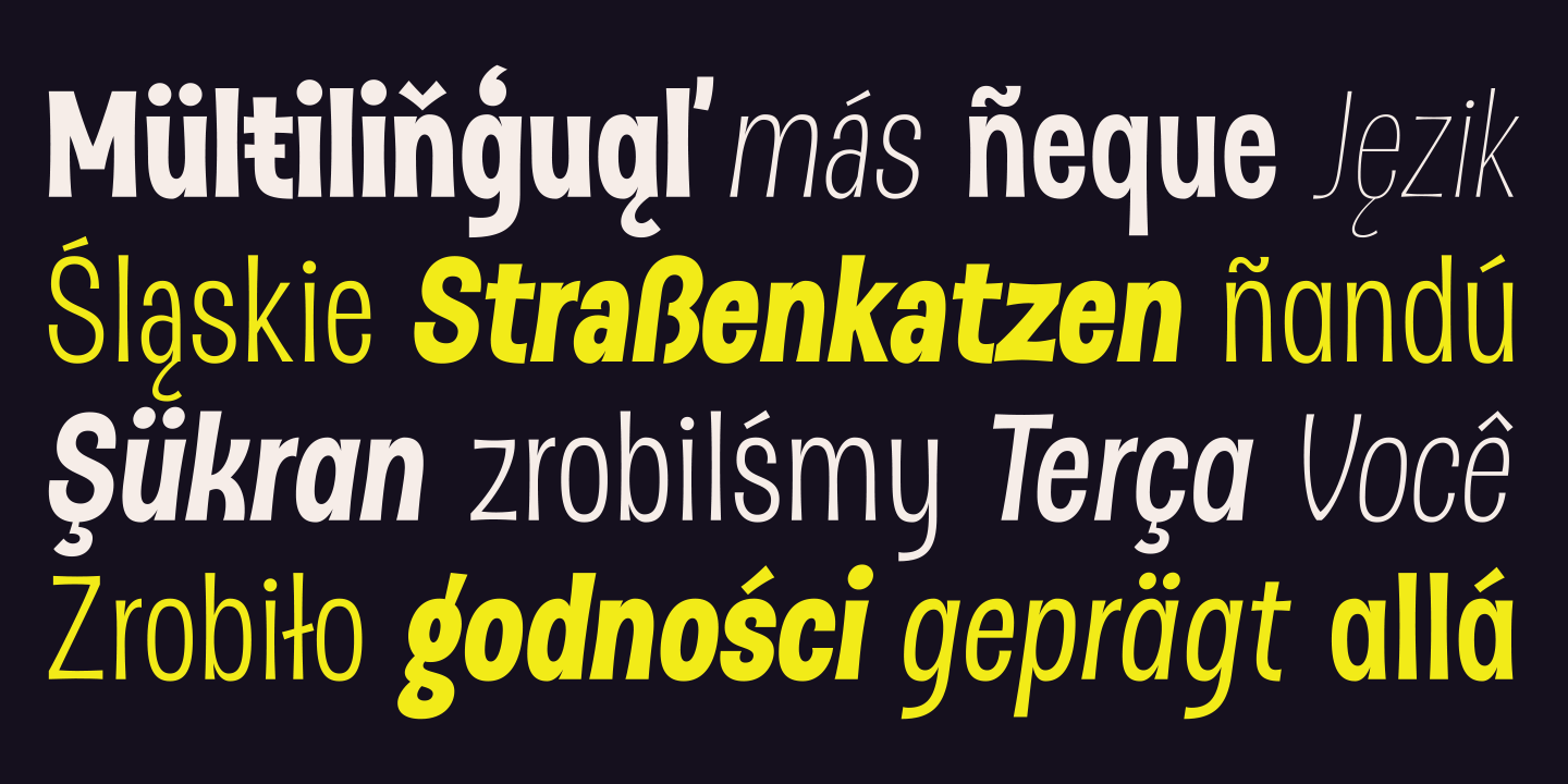Przykład czcionki Dsert Alt SemiBold Italic